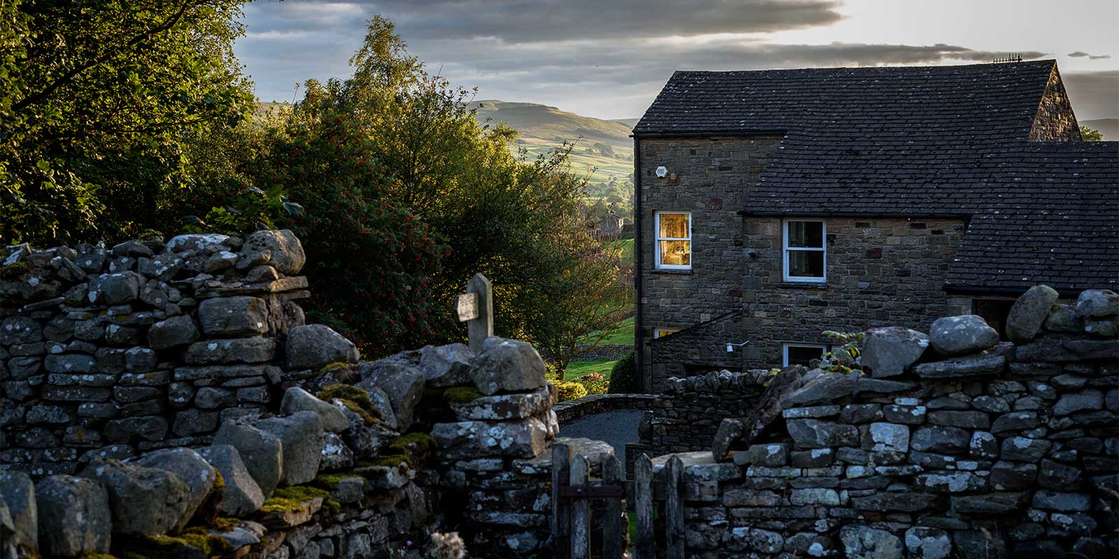 Off-grid central heating supply and installation.